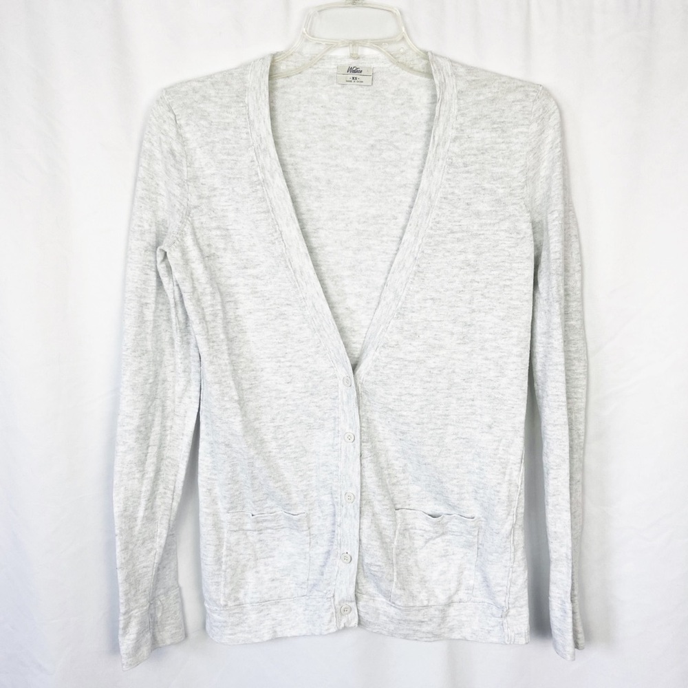 Madewell Wallace gray button up cardigan XS
